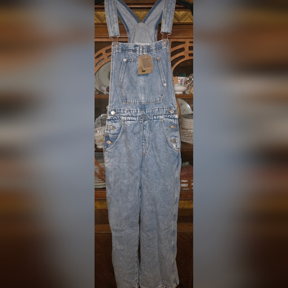 LEVIS Blue Denim Overalls Xs
